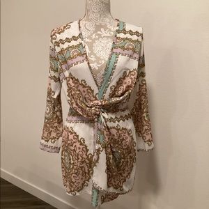 Colorful cocktail dress